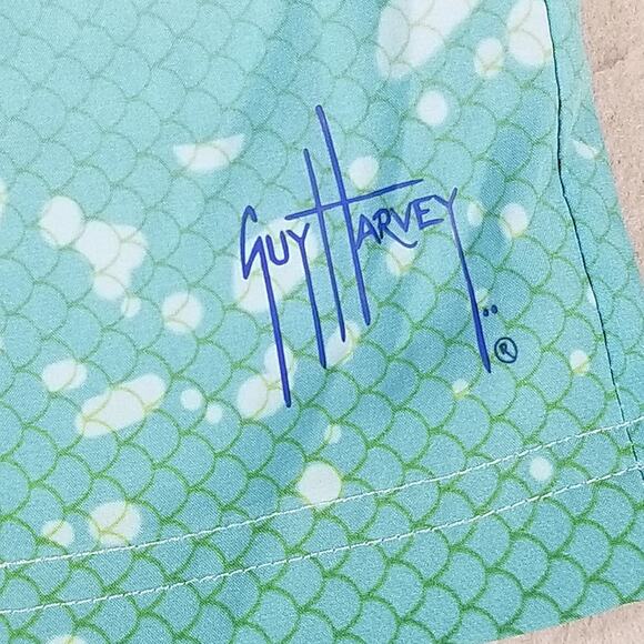 Guy Harvey Swim Trunks Shorts Mens 2XL Fish Ocean Boardshorts Drawstring Lined - Picture 6 of 16